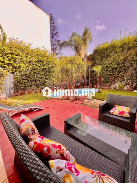 Magnifique Villa Meublé avec piscine à louer Ain Diab - Location Immobilier - Casablanca - photo 2