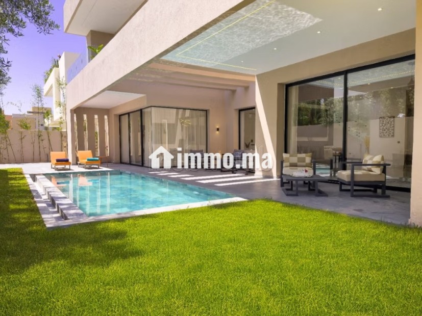 Villa de luxe Golf Noria à vendre à Route de Tahanaout. 5 chambres. Meublé - Vente Immobilier - Marrakech - photo 1