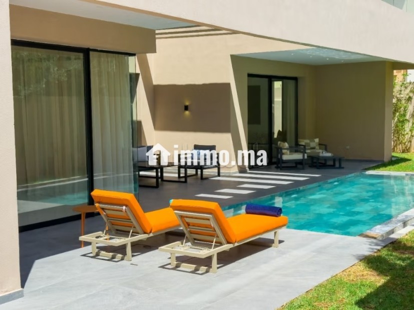 Villa de luxe Golf Noria à vendre à Route de Tahanaout. 5 chambres. Meublé - Vente Immobilier - Marrakech - photo 2