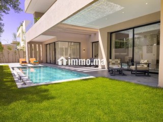 Villa de luxe Golf Noria à vendre à Route de Tahanaout. 5 chambres. Meublé - Villa à vendre - Marrakech