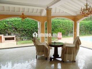 Villa meublée avec piscine à Souissi - Villa à louer - Rabat