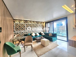 Appartement en location à Casablanca Finance City. 2 chambres agréables. Bien meublé - Appartement à louer - Casablanca