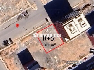 Vente de terrain à Haut Founty. Surface de 311 m² - Terrain à vendre - Agadir