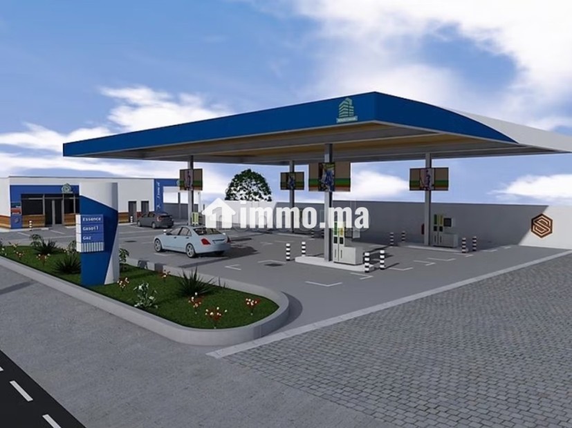 Projet De Station Avec Plan autourisė à Route de Rabat - Vente Immobilier - Tanger - photo 1