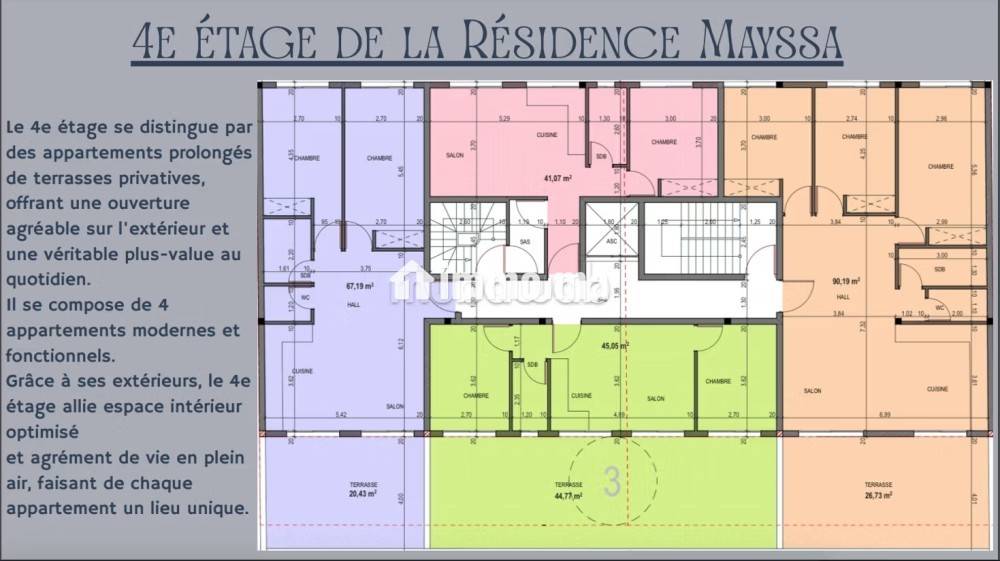 Appartement a vendre sur plan haut founty / farah - Vente Immobilier - Agadir - photo 5