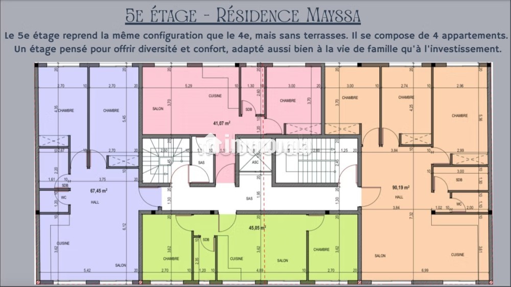 Appartement a vendre sur plan haut founty / farah - Vente Immobilier - Agadir - photo 6