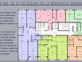 Appartement a vendre sur plan haut founty / farah - Appartement à vendre - Agadir