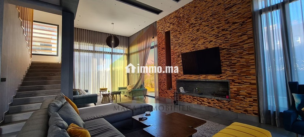 Villa d'architecte 4 chambres meublée - Location Immobilier - Dar Bouazza - photo 3