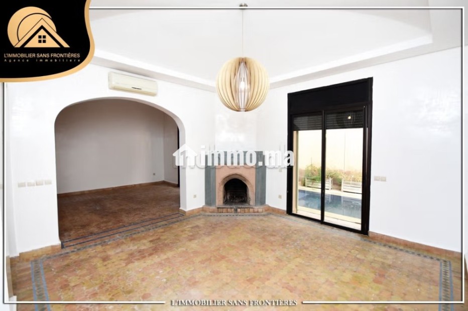 Villa vide à louer – Résidence sécurisée à Targa - Location Immobilier - Marrakech - photo 1