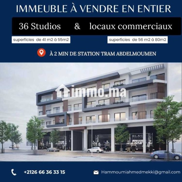 Un immeuble en entier - Vente Immobilier - Casablanca - photo 1