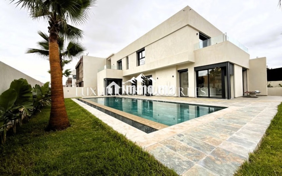 Villa neuve de prestige 4 suites avec piscine - Vente Immobilier - Marrakech - photo 2