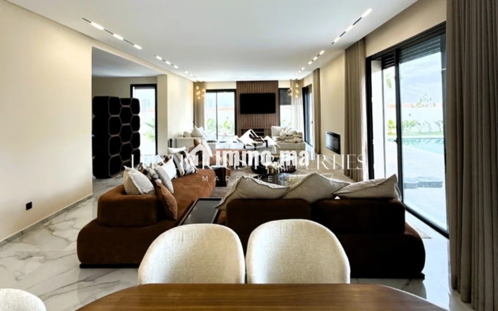 Villa neuve de prestige 4 suites avec piscine - Vente Immobilier - Marrakech - photo 3