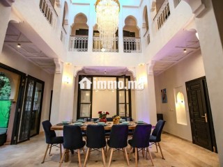 Villa de luxe à louer à Route de Fez. Superficie 400 m². Bien meublé - Villa à louer - Marrakech