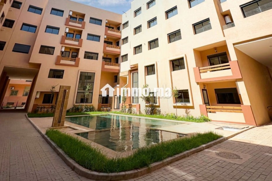 Appartement à Vendre de 2 chambres résidence avec Piscine - Vente Immobilier - Marrakech - photo 2