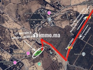 Vente de terrain Route d'Amezmiz - Terrain à vendre - Marrakech