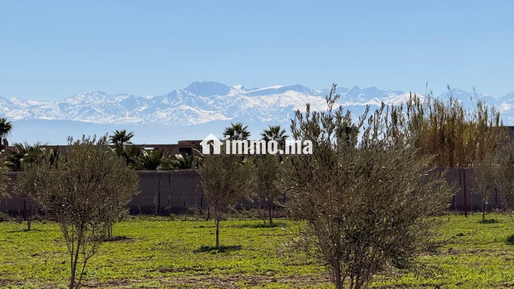 Superbe terrain titré, 10.865m2 vue Atlas villa - Vente Immobilier - Marrakech - photo 1