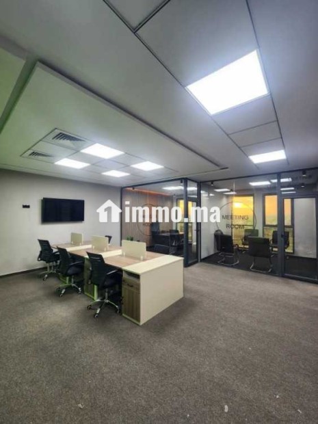 Bureau équipe à louer 96m² - Location Immobilier - Casablanca - photo 4