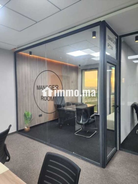 Bureau équipe à louer 96m² - Location Immobilier - Casablanca - photo 6