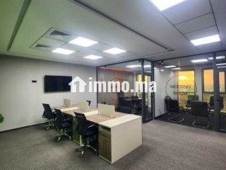 Bureau équipe à louer 96m² - Bureau à louer - Casablanca