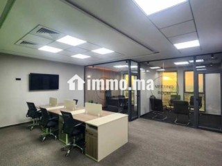 Bureau équipe à louer 96m² - Bureau à louer - Casablanca