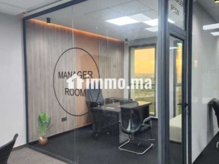 Bureau équipe à louer 96m² - Bureau à louer - Casablanca