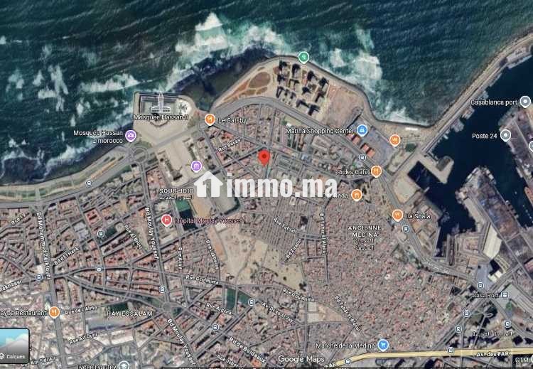 Terrain à vendre 100 m2, à côté Marina Casa Maroc - Vente Immobilier - Casablanca - photo 1