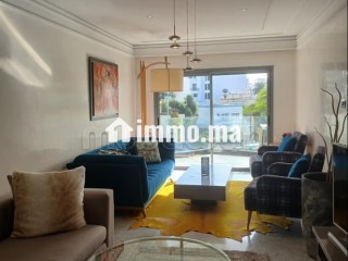 Palmier École molière Meublé neuf 100m2 2ch Terrase Vue dégagée parking - Appartement à louer - Casablanca