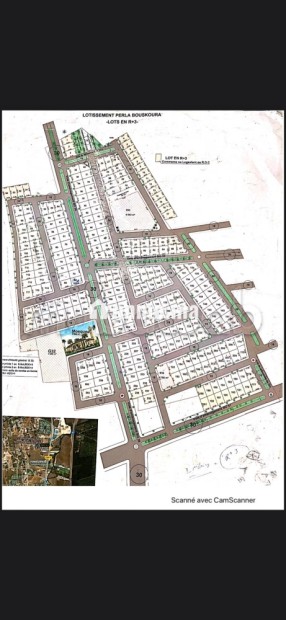 Terrain à vendre à Bouskoura.
Surface de 250 m² - Vente Immobilier - Bouskoura - photo 1