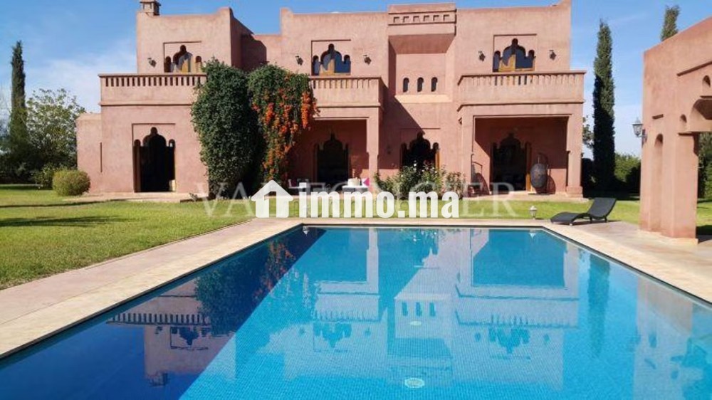 Vente sublime villa sur 4500m2 Route de l'Ourika, Marrakech - Vente Immobilier - Marrakech - photo 1