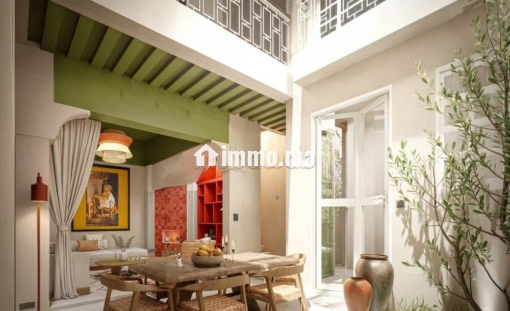 Riad à rénover avec projet clé en main pour une maison d’hôtes 4 chambres/ Bassin - Vente Immobilier - Marrakech - photo 1