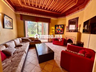 Palmeraie; Appartement meublé avec 2 Chs, jardin - Appartement à louer - Marrakech