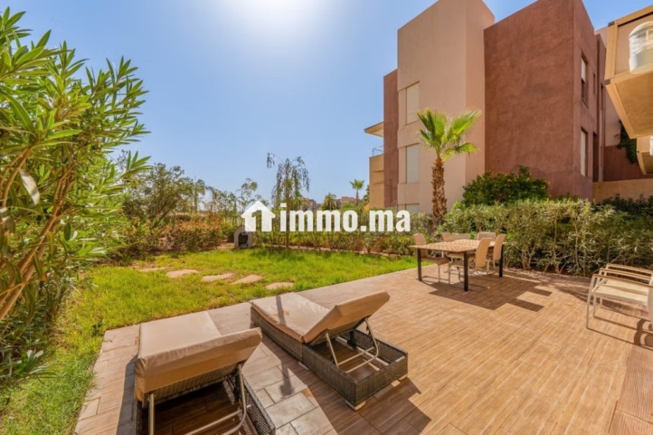 À louer – Appartement 2 chambres en rez de jardin à Prestigia Golf City, Marrakech - Location Immobilier - Marrakech - photo 1