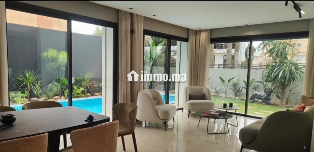 Top villa meuble neuf à louer à quartier lonchamp - Location Immobilier - Casablanca - photo 4