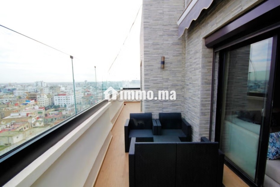 Anfa luxueux meuble 135 m² neuf 2 ch terrasse - Location Immobilier - Casablanca - photo 1