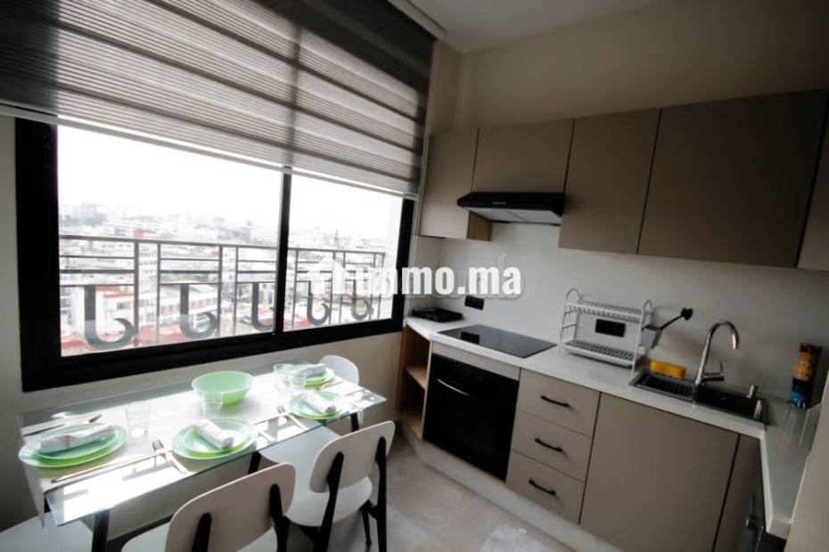 Anfa luxueux meuble 135 m² neuf 2 ch terrasse - Location Immobilier - Casablanca - photo 2