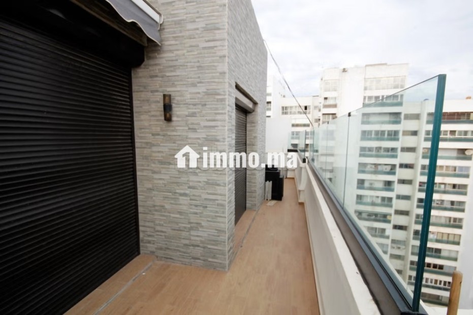 Anfa luxueux meuble 135 m² neuf 2 ch terrasse - Location Immobilier - Casablanca - photo 6