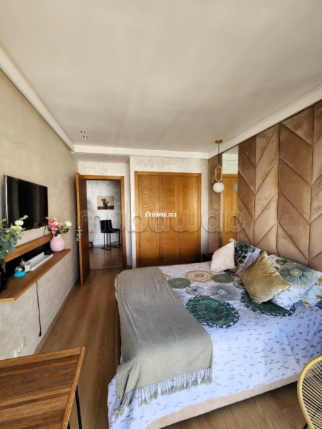 Appart meublé Luxe 90m2 à Q. Almaz Ss Vis àVis - Location Immobilier - Casablanca - photo 7