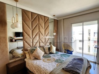 Appart meublé Luxe 90m2 à Q. Almaz Ss Vis àVis - Appartement à louer - Casablanca