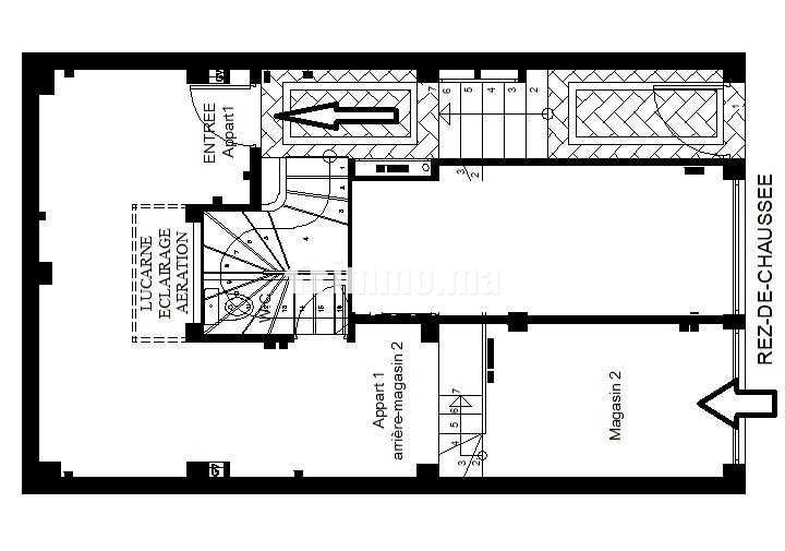 Magasin avec appartement arrière-magasin au centre - Location Immobilier - Casablanca - photo 4