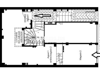 Magasin avec appartement arrière-magasin au centre - Local commercial à louer - Casablanca