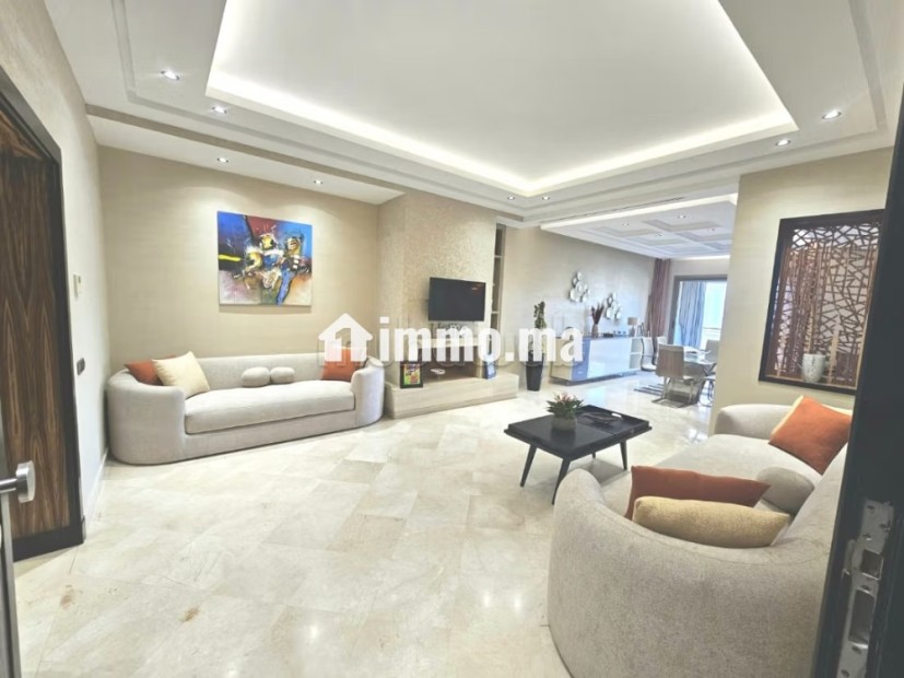 Très bel appartement meublé 235 m2 avec terrasse - Location Immobilier - Bouskoura - photo 1