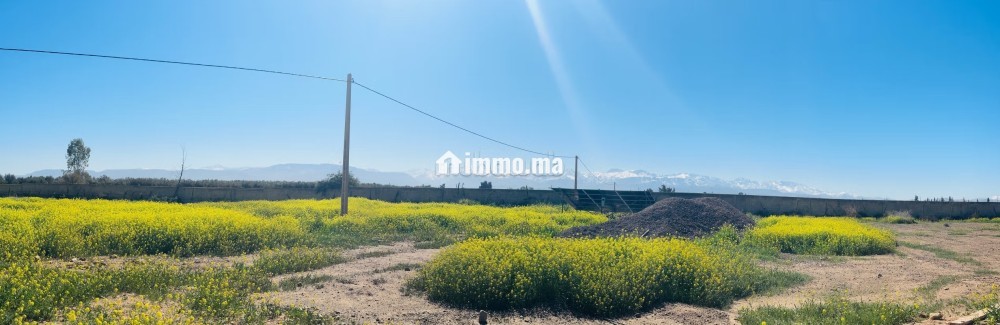 Terrain de 10000m2 a vendre, Vue Atlas - Vente Immobilier - Marrakech - photo 1