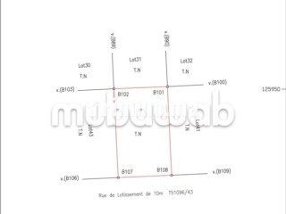 Lot de Terrain autorisé. Surface totale 375 m - Terrain à vendre - Autre