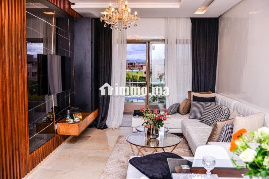 Location magnifique appartement meublé à Prestigia. 90 mètre - Location Immobilier - Marrakech - photo 5