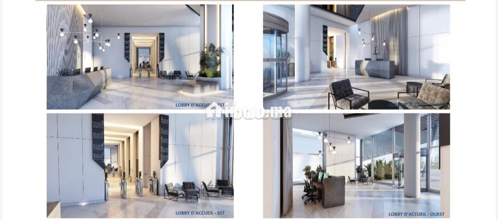 Beaux bureaux à louer à Casablanca Finance City. Surface de 219 m²/688m2/1365m². Terrasse et ascenseur - Location Immobilier - Casablanca - photo 4