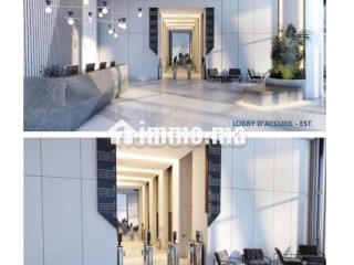 Beaux bureaux à louer à Casablanca Finance City. Surface de 219 m²/688m2/1365m². Terrasse et ascenseur - Bureau à louer - Casablanca