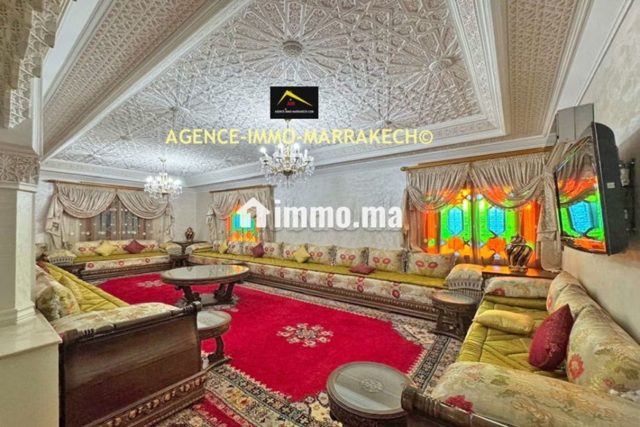 Villa style marocain 5 chambres, 5 salons, Piscine - Vente Immobilier - Marrakech - photo 1