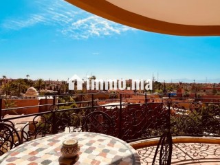 Très bel appartement de 2 chambres 1 salle de bain meublé en location longue durée au centre ville gueliz - Appartement à louer - Marrakech
