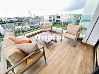 Très chic appartement 3 chambres à la location meublé dans une résidence avec piscine - Appartement à louer - Dar Bouazza