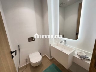 Très chic appartement 3 chambres à la location meublé dans une résidence avec piscine - Appartement à louer - Dar Bouazza